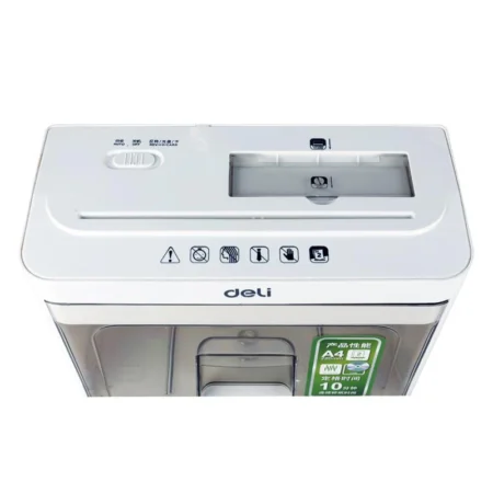 Deli E9932 2-Pages Cross-Cut Paper/CD/Card Shredder [IP][1Pc]